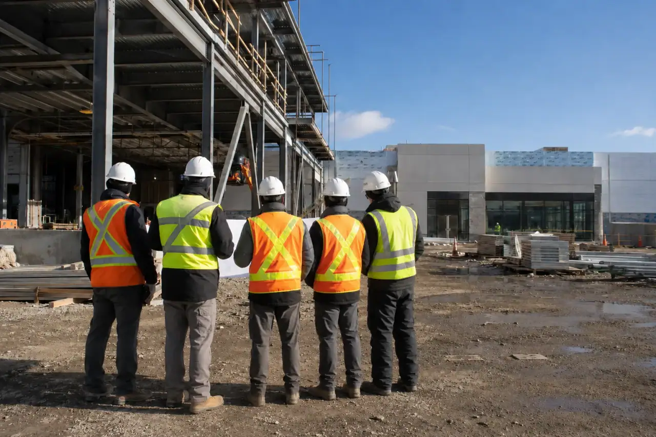 Ardenvale Construction ICI construction work on a Greater Toronto Area site