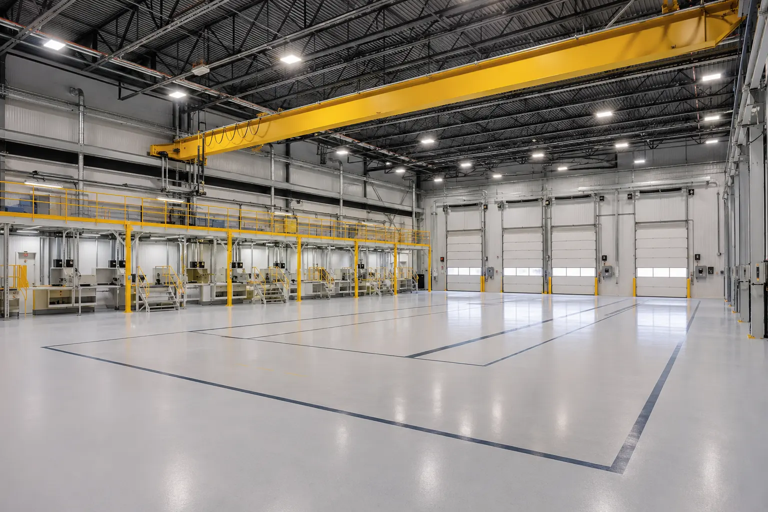 Aerospace Manufacturing Facility Construction in Hamilton being built and completed on site by Ardenvale Construction