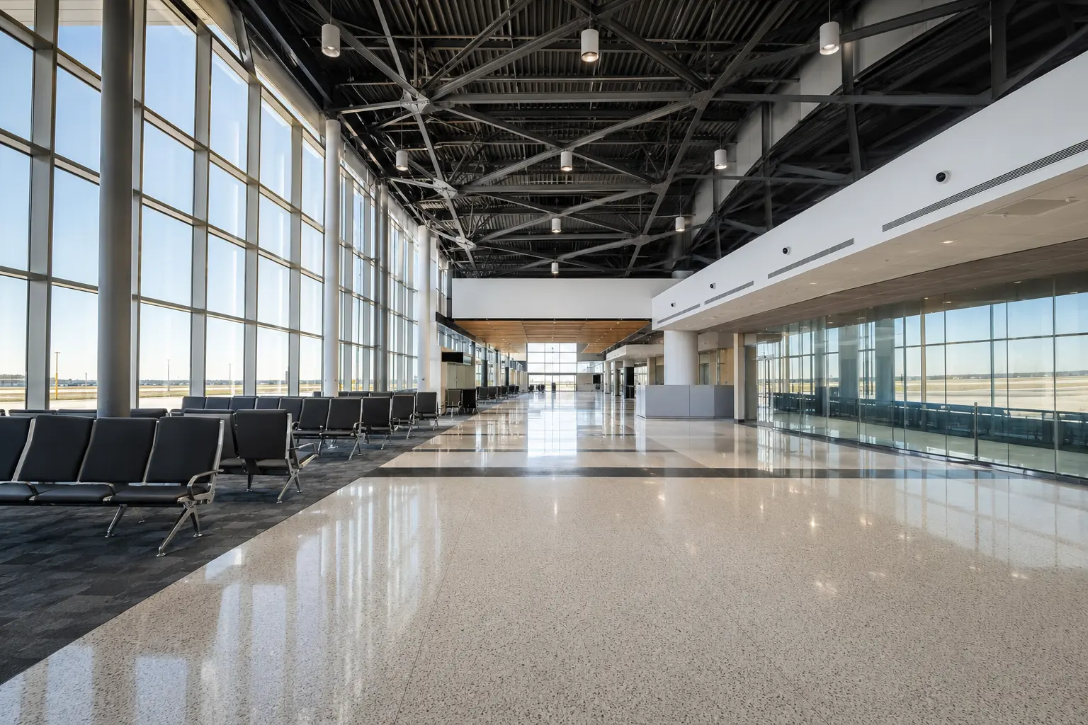 Where airport terminal construction is needed in Barrie by Ardenvale Construction
