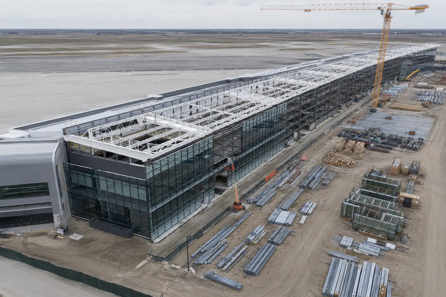 Airport Terminal Construction in Barrie, Ontario, completed by Ardenvale Construction