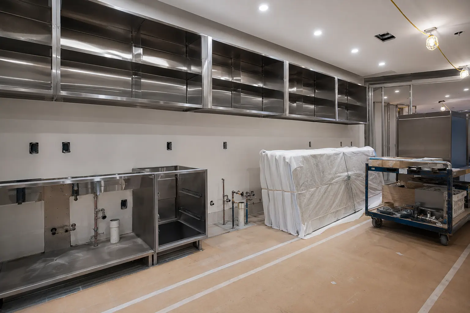 Amenity Kitchen and Servery Construction in Markham, Ontario, completed by Ardenvale Construction