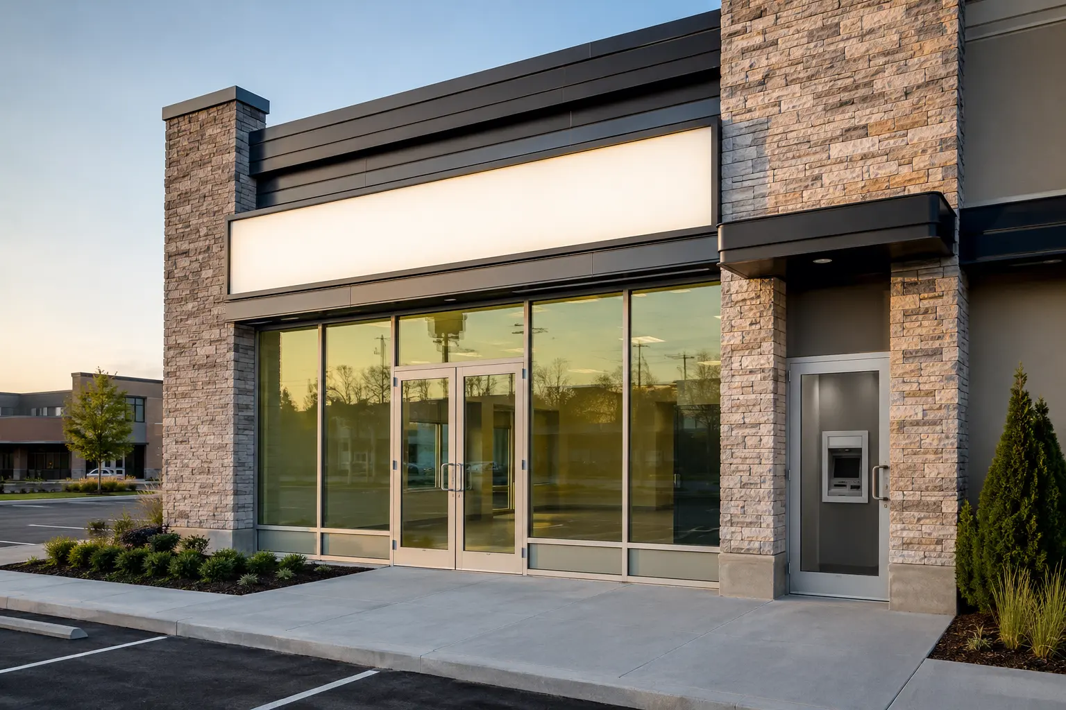 Bank Branch Buildout in Maple, Ontario, completed by Ardenvale Construction