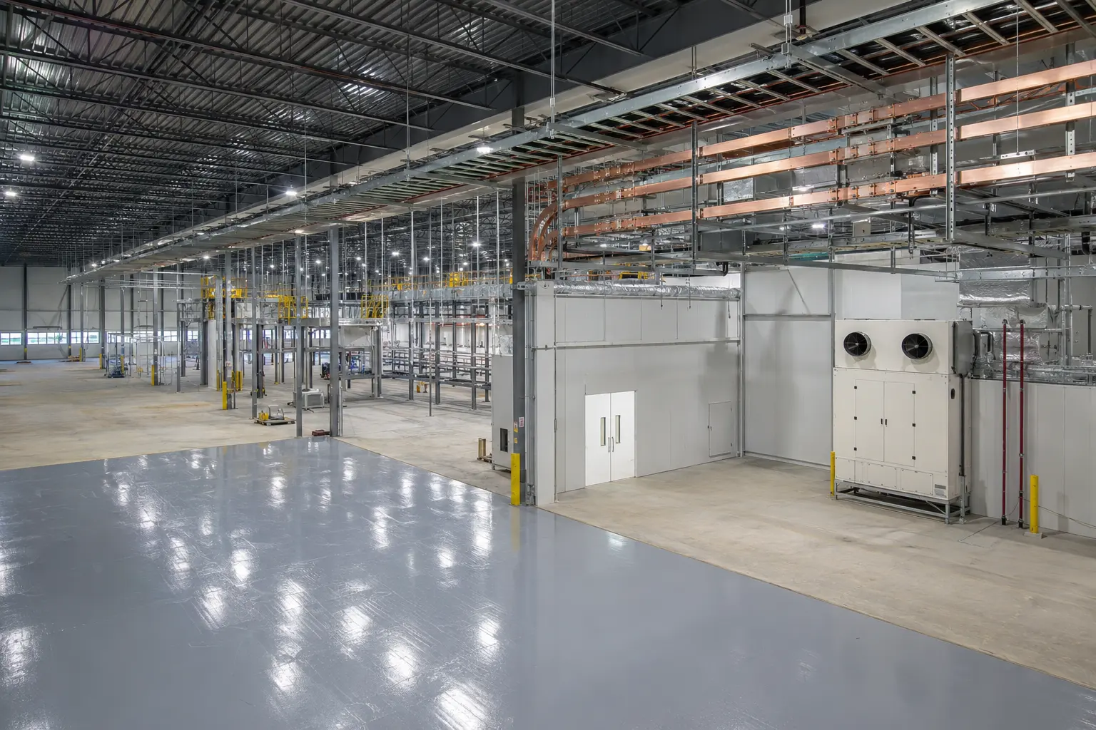 Construction for Battery Manufacturing, completed by Ardenvale Construction