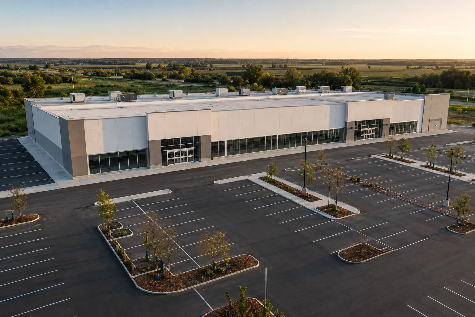 Big Box Retail Construction in Pickering, Ontario, completed by Ardenvale Construction
