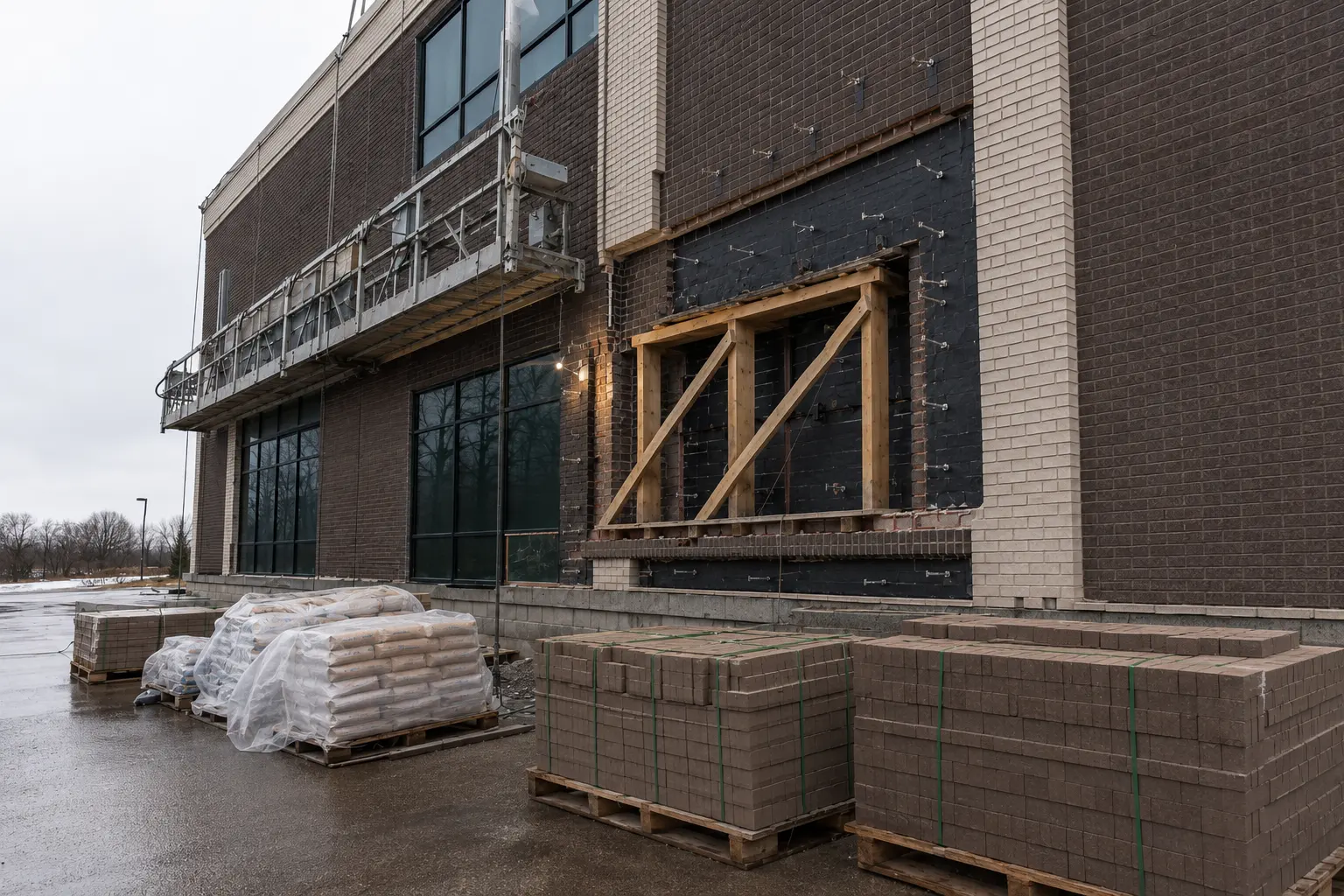 The Maple market for building envelope restoration coordinated by Ardenvale Construction