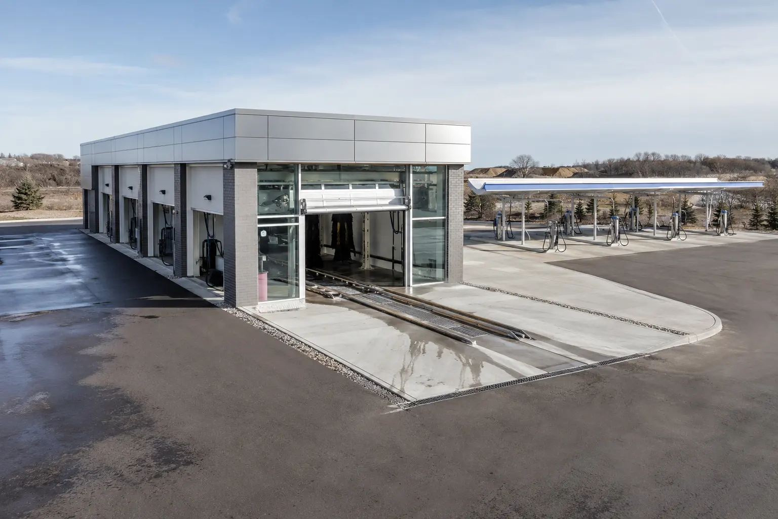 Car Wash Construction in Markham, Ontario, completed by Ardenvale Construction