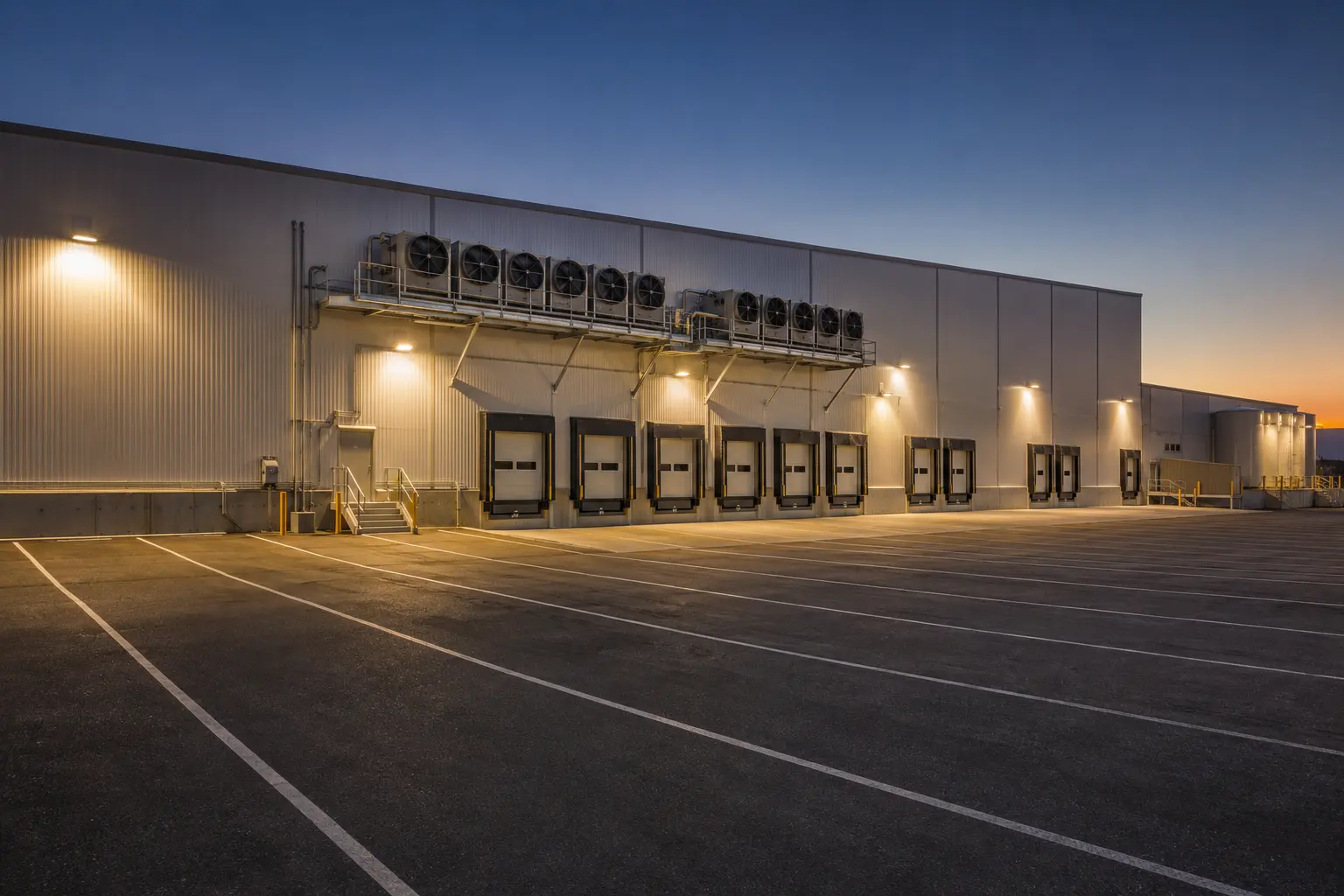 Completed Cold Storage Construction installation by Ardenvale Construction