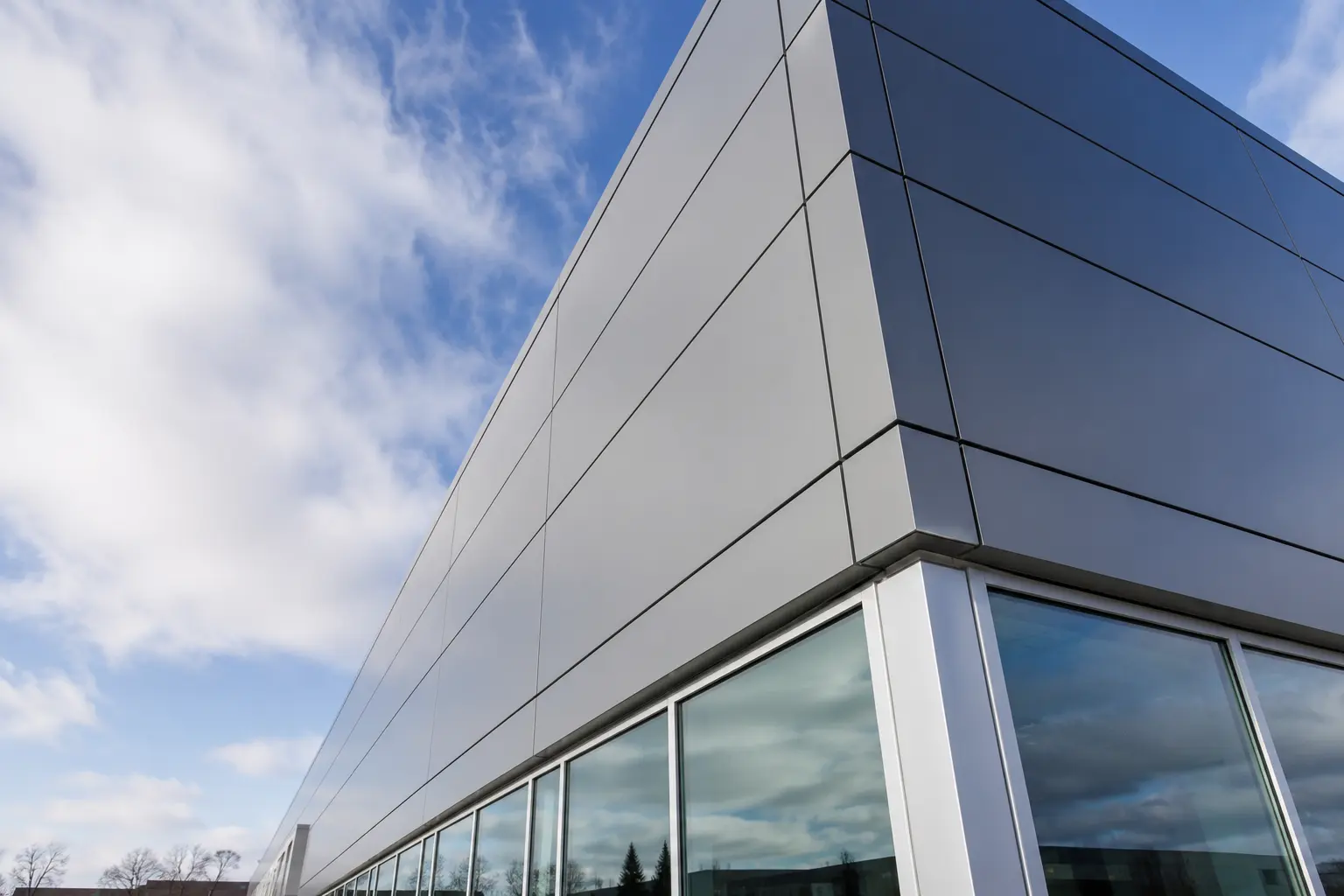 Commercial Cladding being built and completed on site by Ardenvale Construction