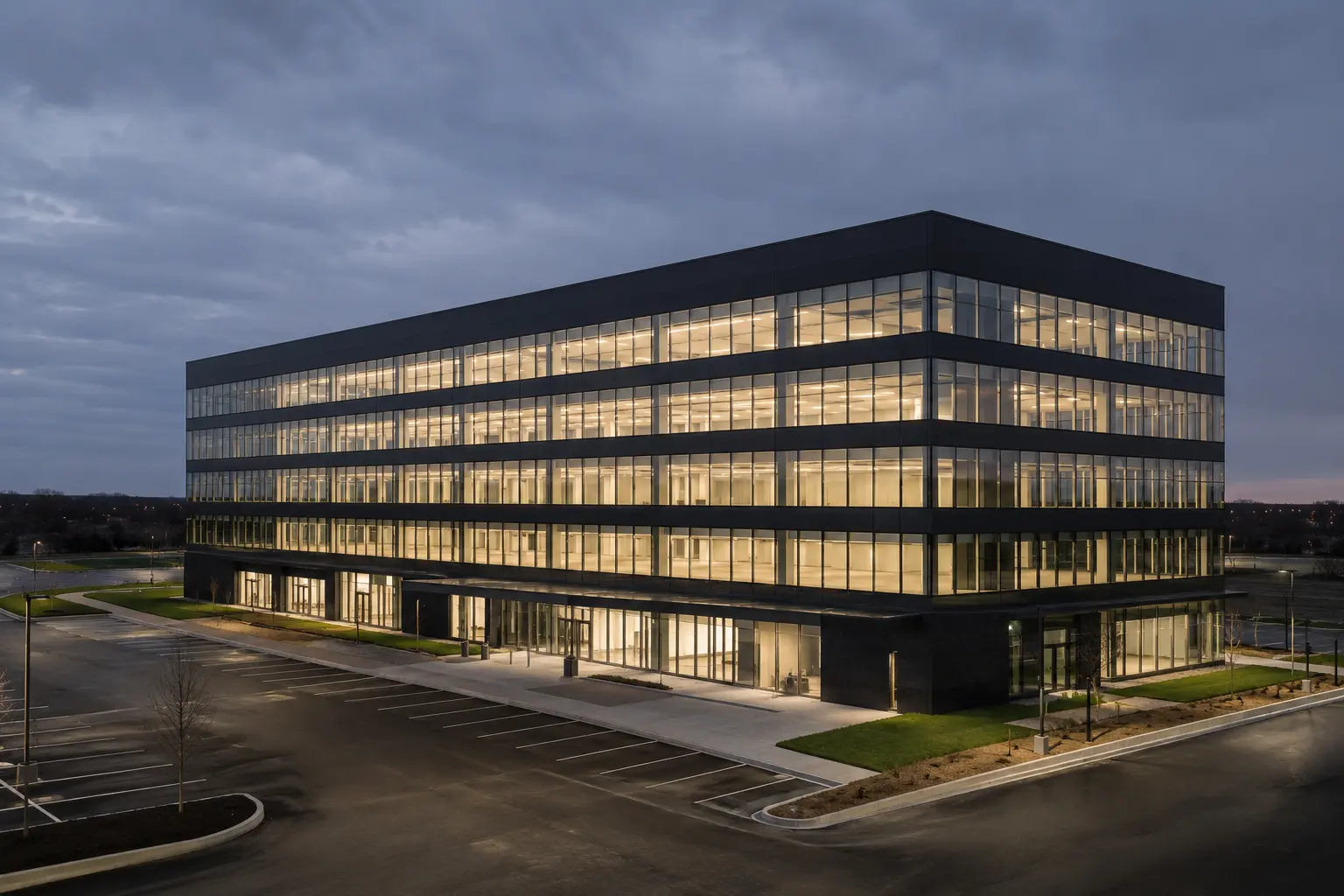 Where commercial glazing is needed in Maple by Ardenvale Construction