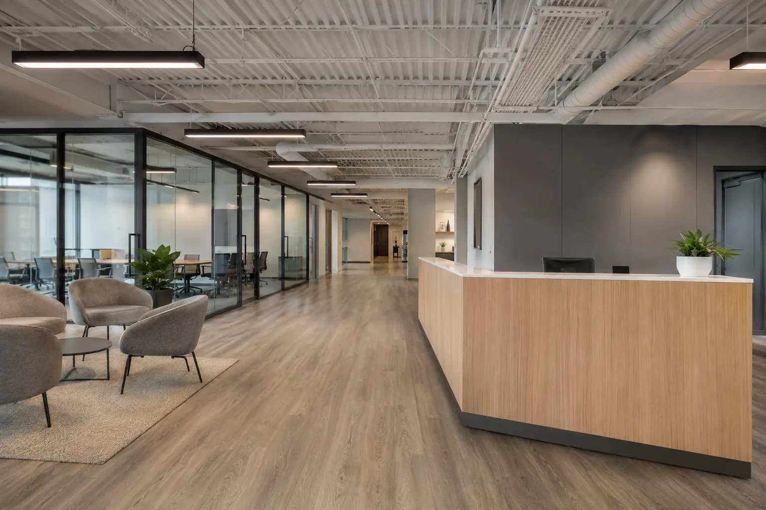 Commercial Interior Renovation, completed by Ardenvale Construction