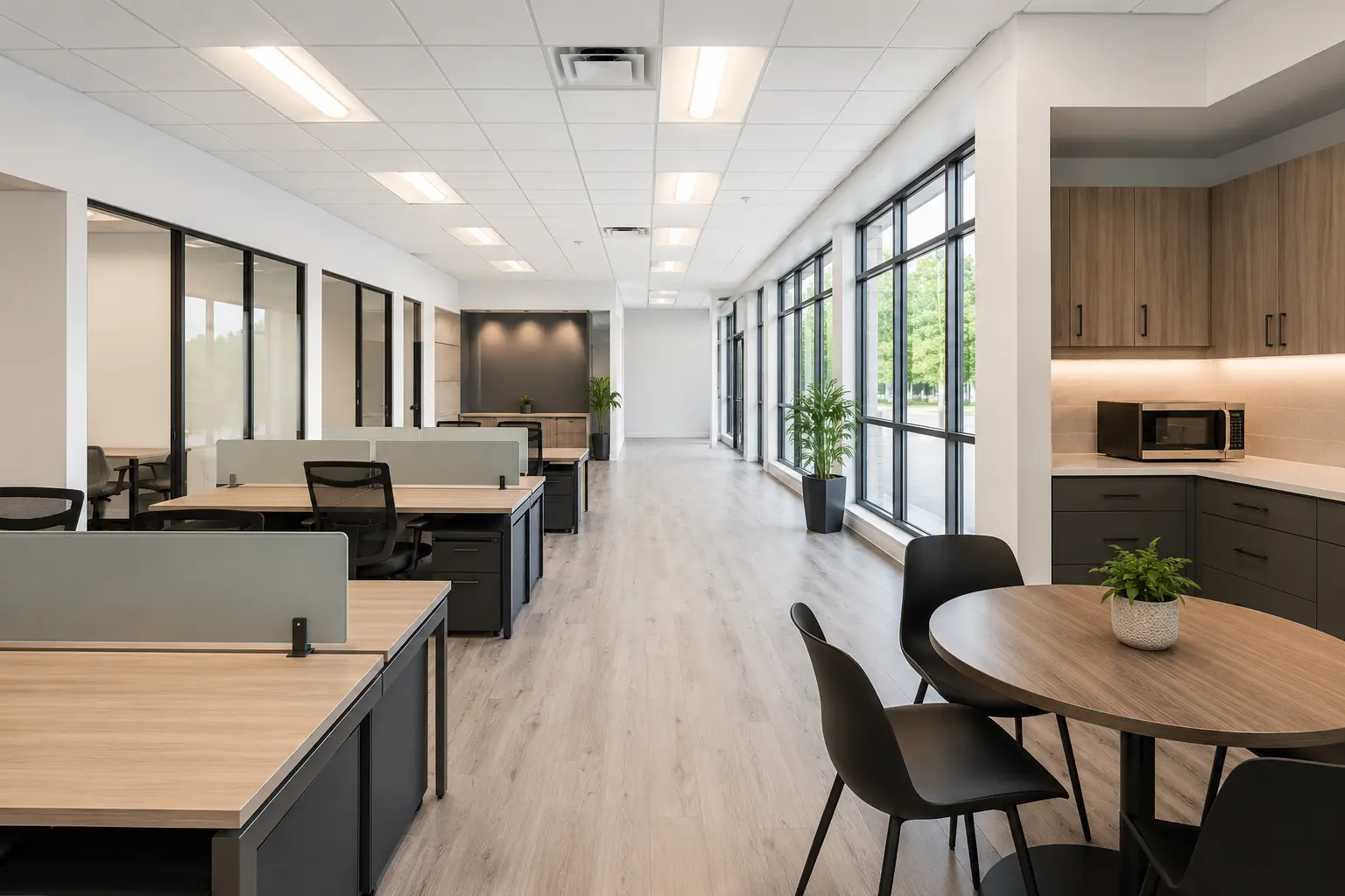 Commercial Renovation across Maple property by Ardenvale Construction