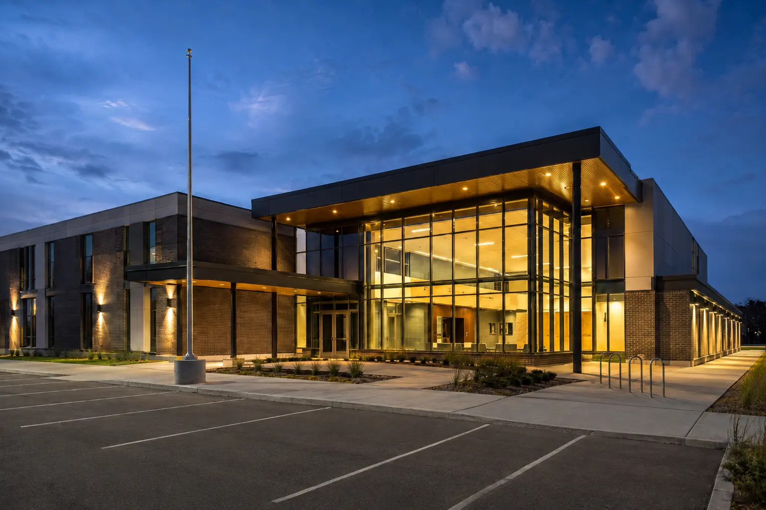 Completed Community Centre Construction installation by Ardenvale Construction