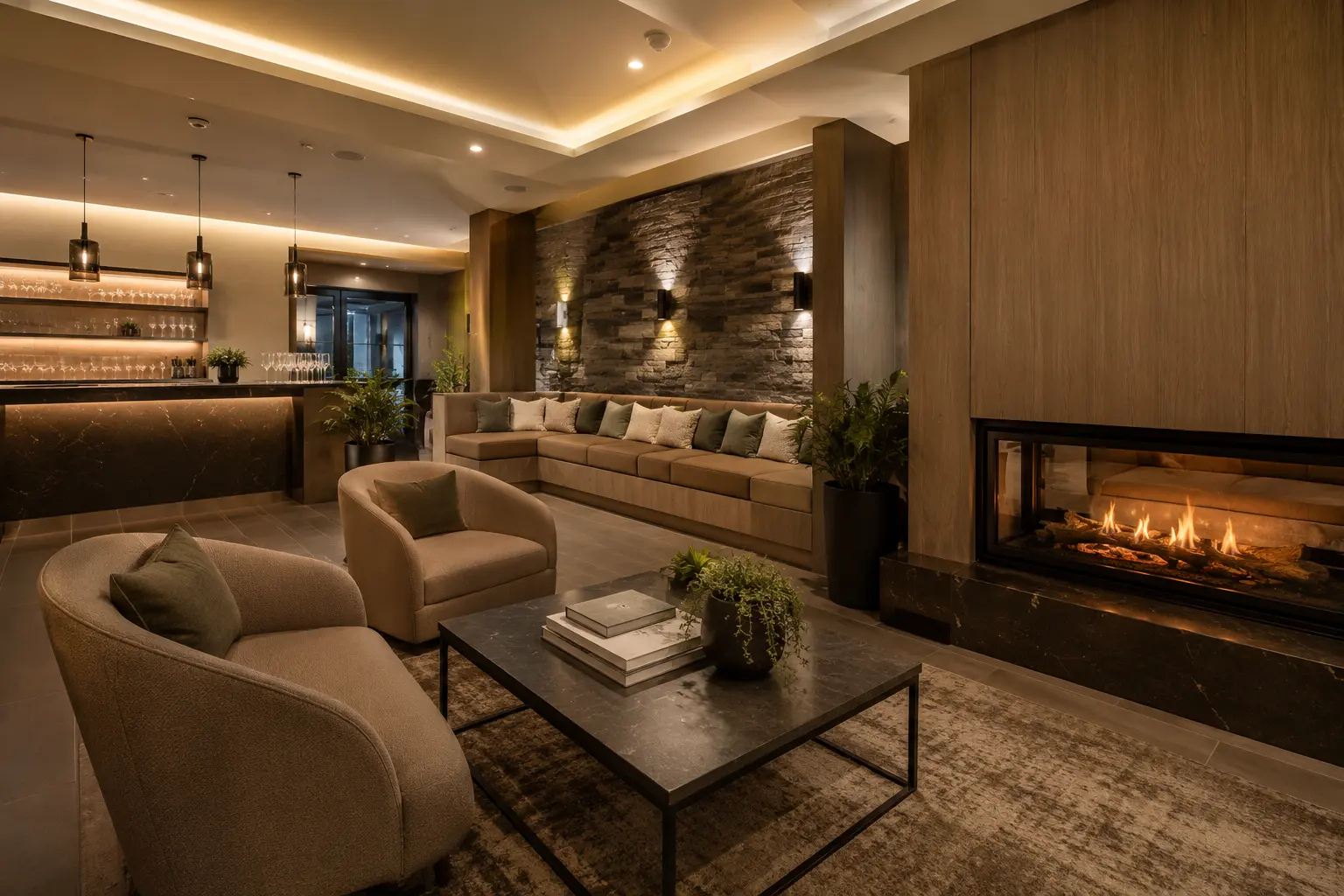 Condo Amenity Space Construction across Markham property by Ardenvale Construction