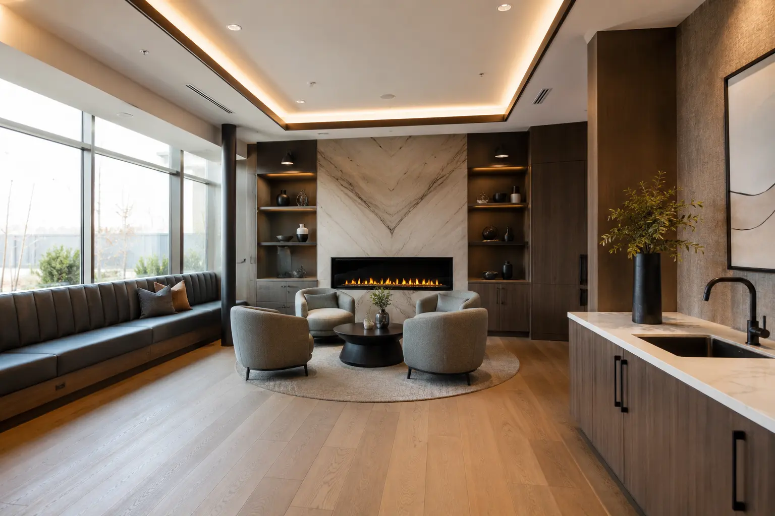 Condo Amenity Space Construction, completed by Ardenvale Construction