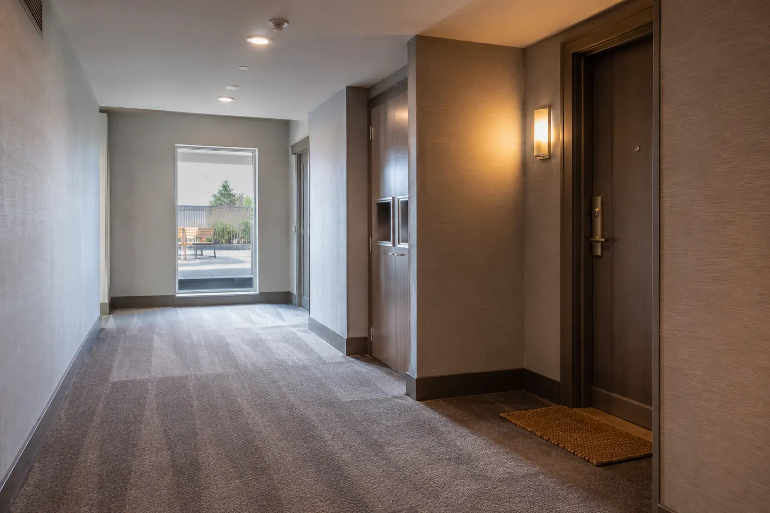 Condo Corridor Renovation across Markham property by Ardenvale Construction