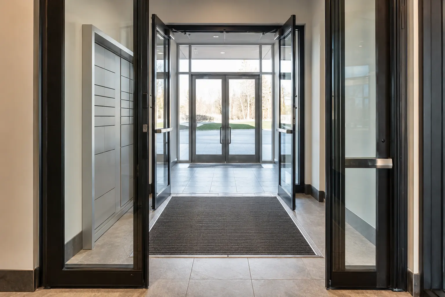 Condo Vestibule Renovation in Maple being built and completed on site by Ardenvale Construction