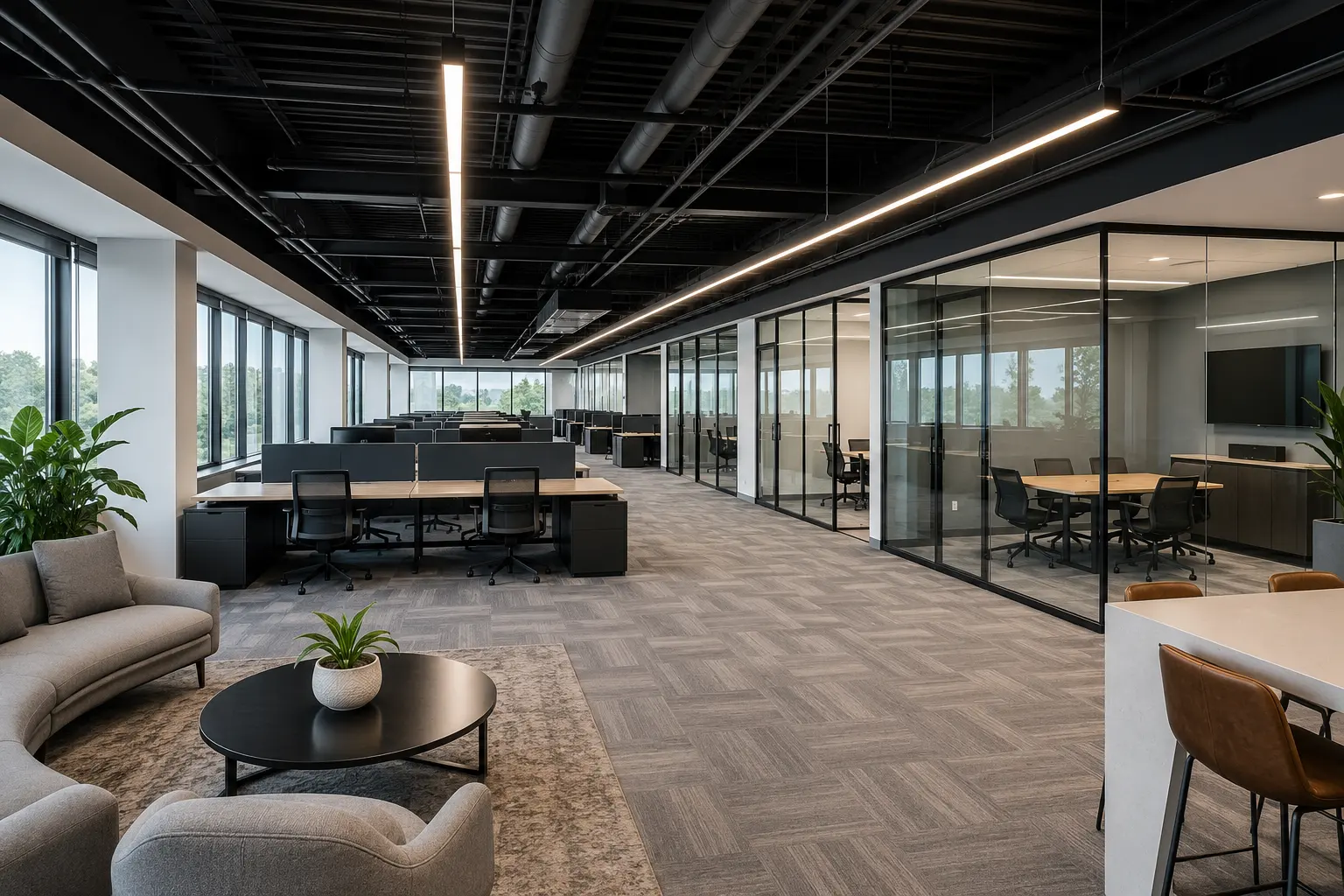 Where corporate office renovation is needed in Concord by Ardenvale Construction