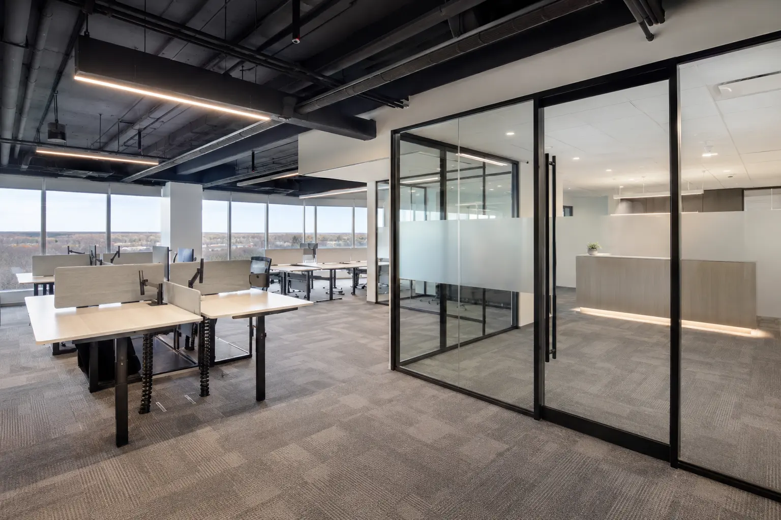 Corporate Office Renovation in Concord, Ontario, completed by Ardenvale Construction