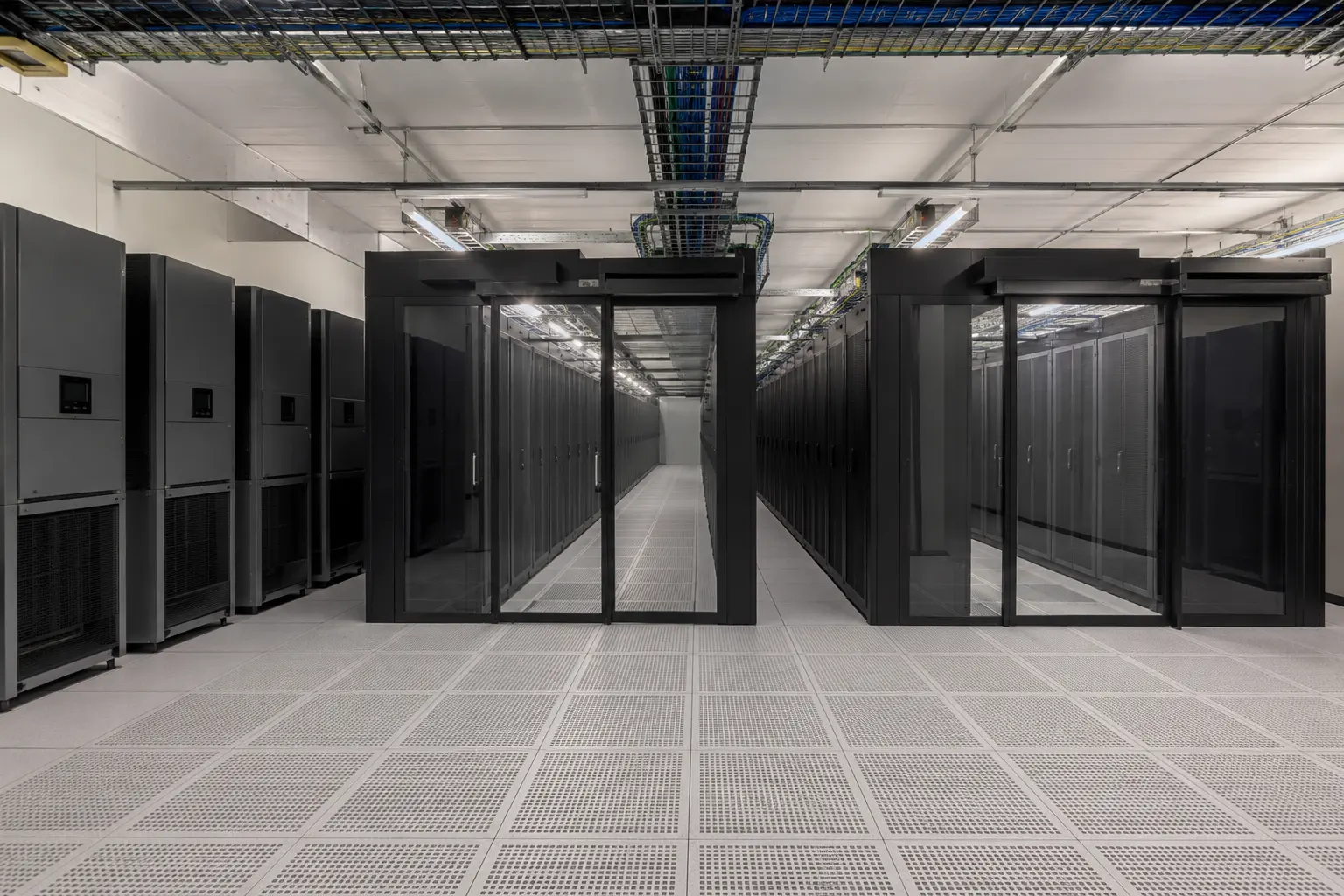 Completed Data Centre Fit-Out installation by Ardenvale Construction