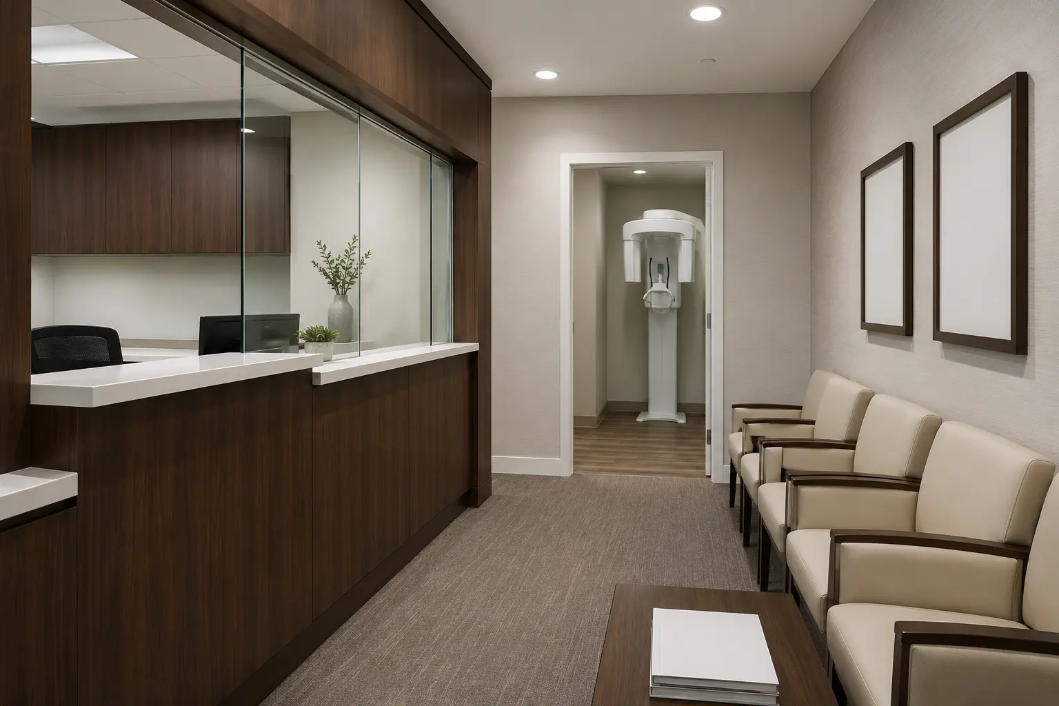 Completed Dental Office Construction installation by Ardenvale Construction