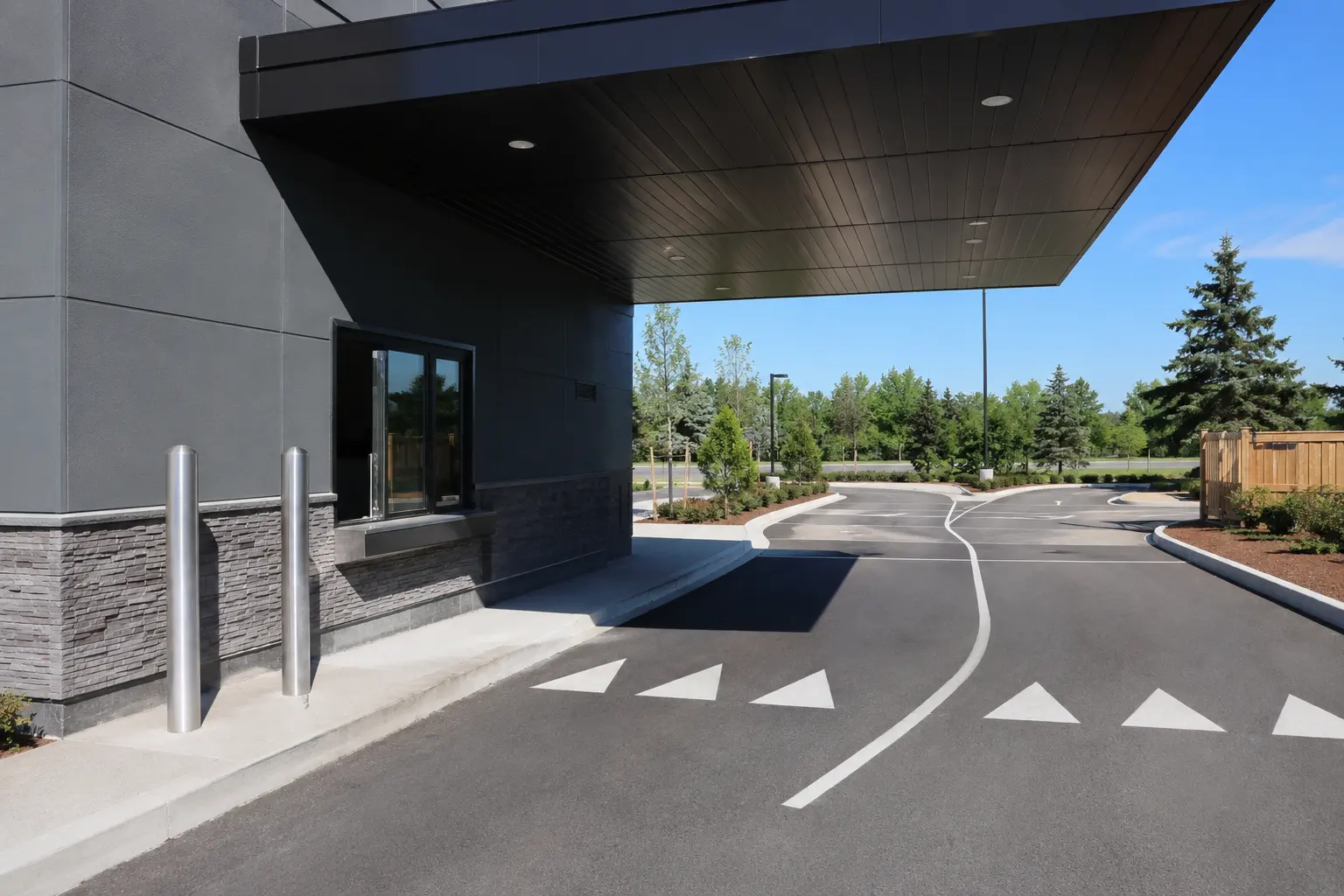 Drive-Thru Construction being built and completed on site by Ardenvale Construction