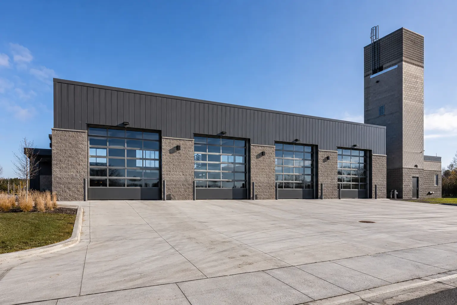 Fire Hall Construction, completed by Ardenvale Construction