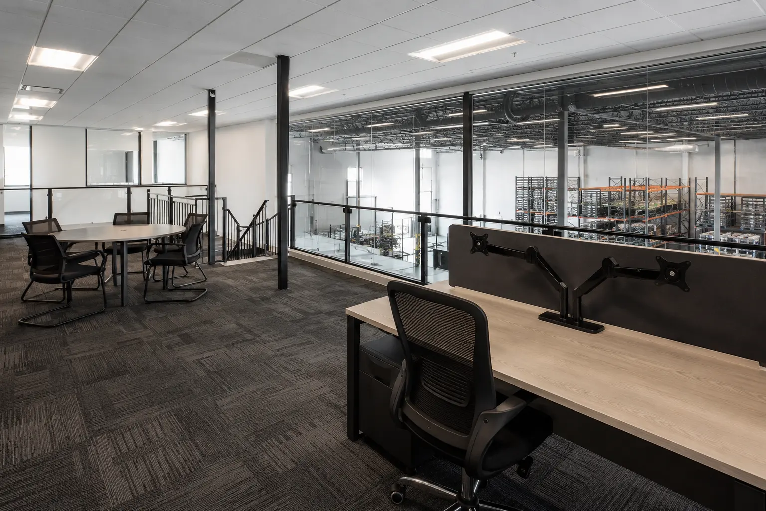 Flex Industrial Building Construction across Aurora property by Ardenvale Construction