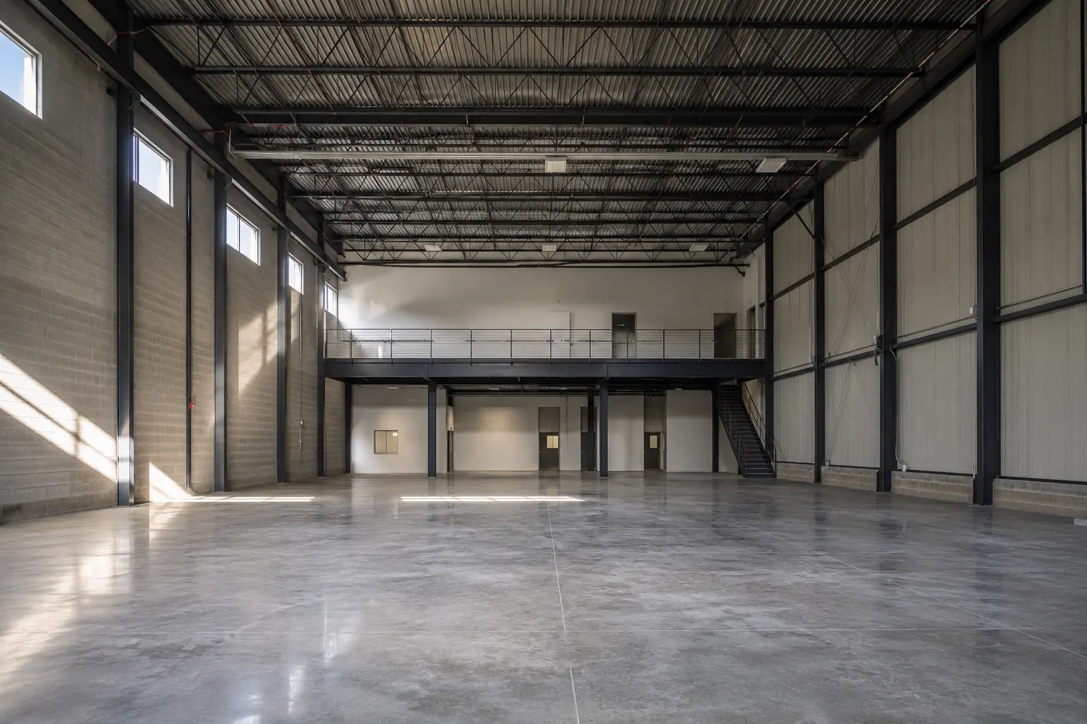 Flex Industrial Building Construction in Aurora being built and completed on site by Ardenvale Construction
