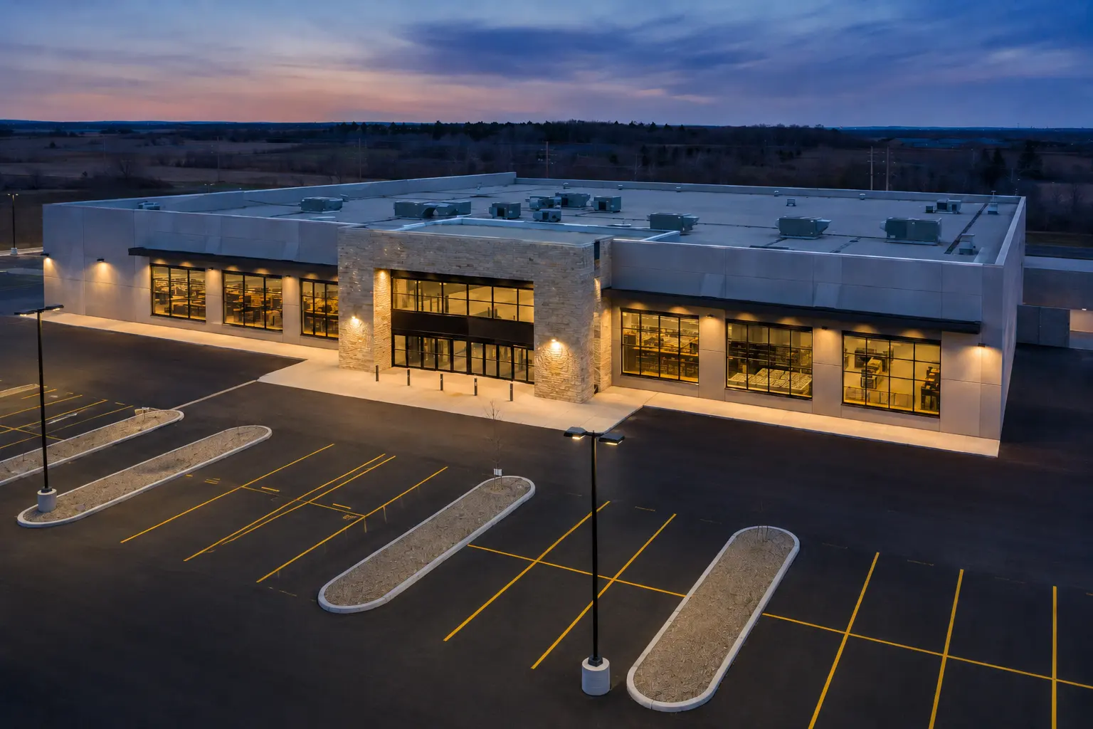 Completed Grocery Store Construction installation by Ardenvale Construction