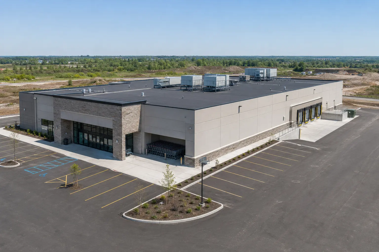 Grocery Store Construction, completed by Ardenvale Construction