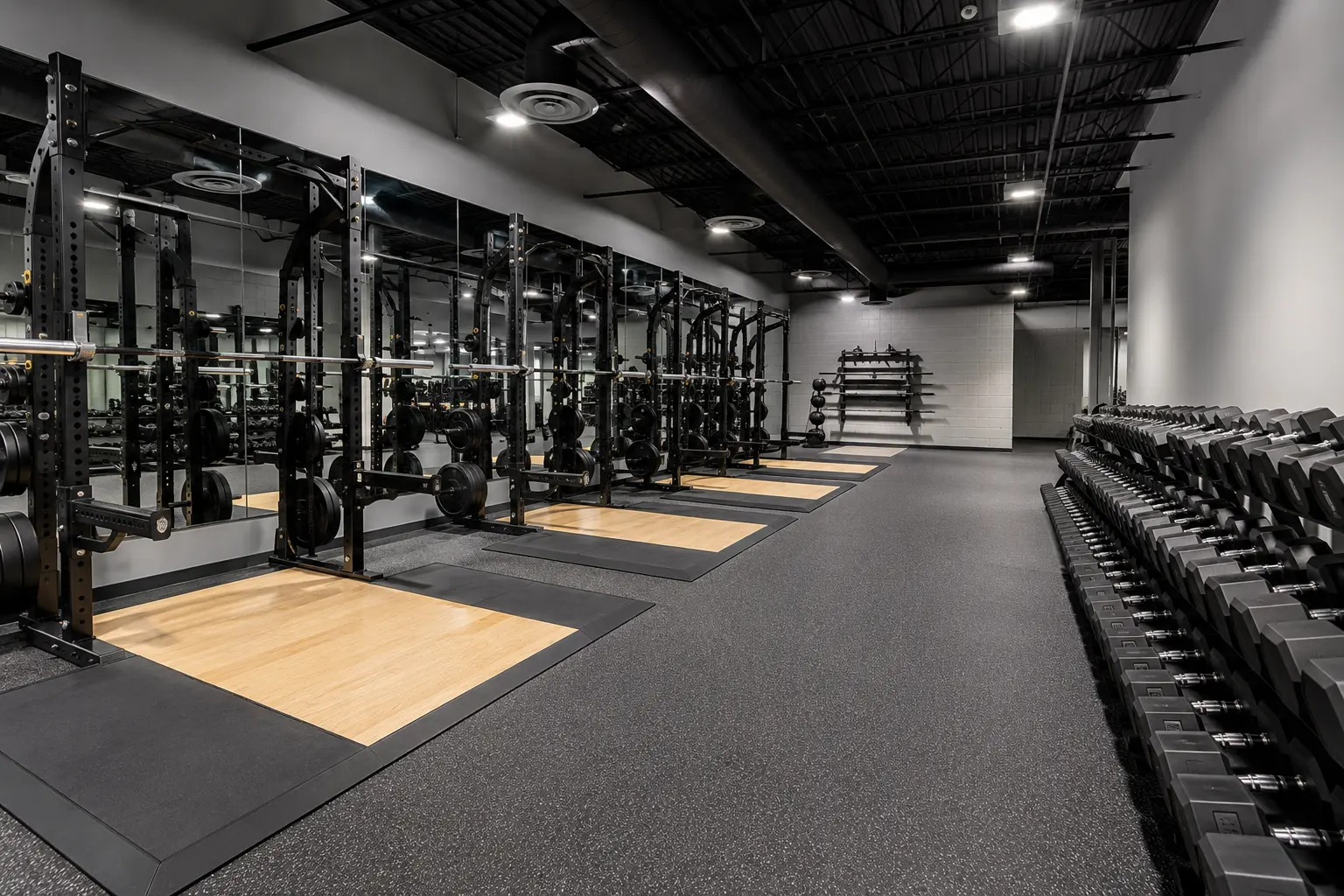 Gym Construction being built and completed on site by Ardenvale Construction