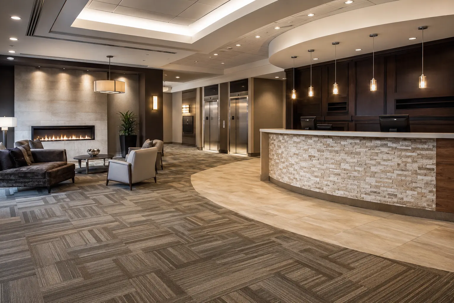 Hotel Construction being built and completed on site by Ardenvale Construction