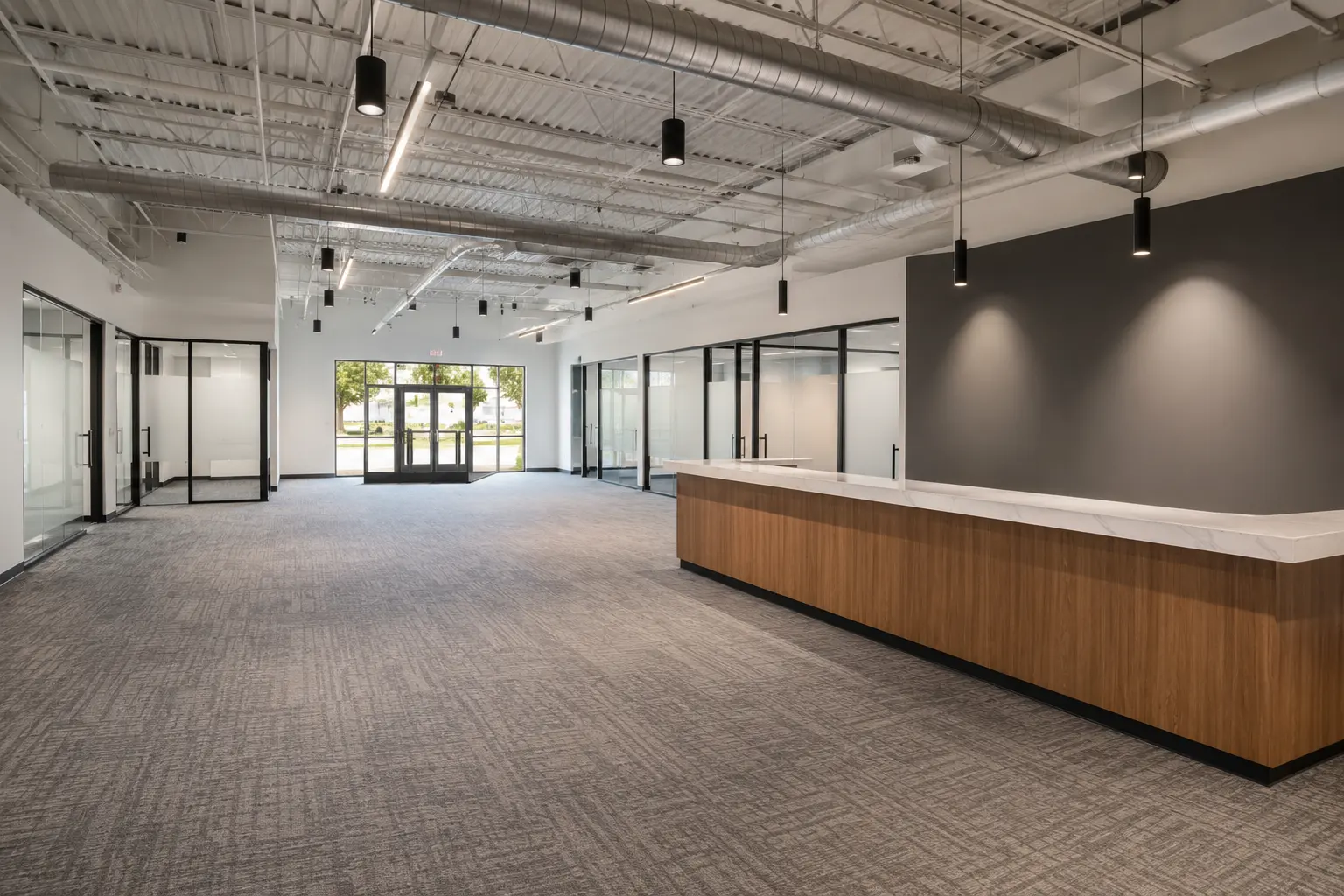 Completed Leasehold Improvements installation by Ardenvale Construction