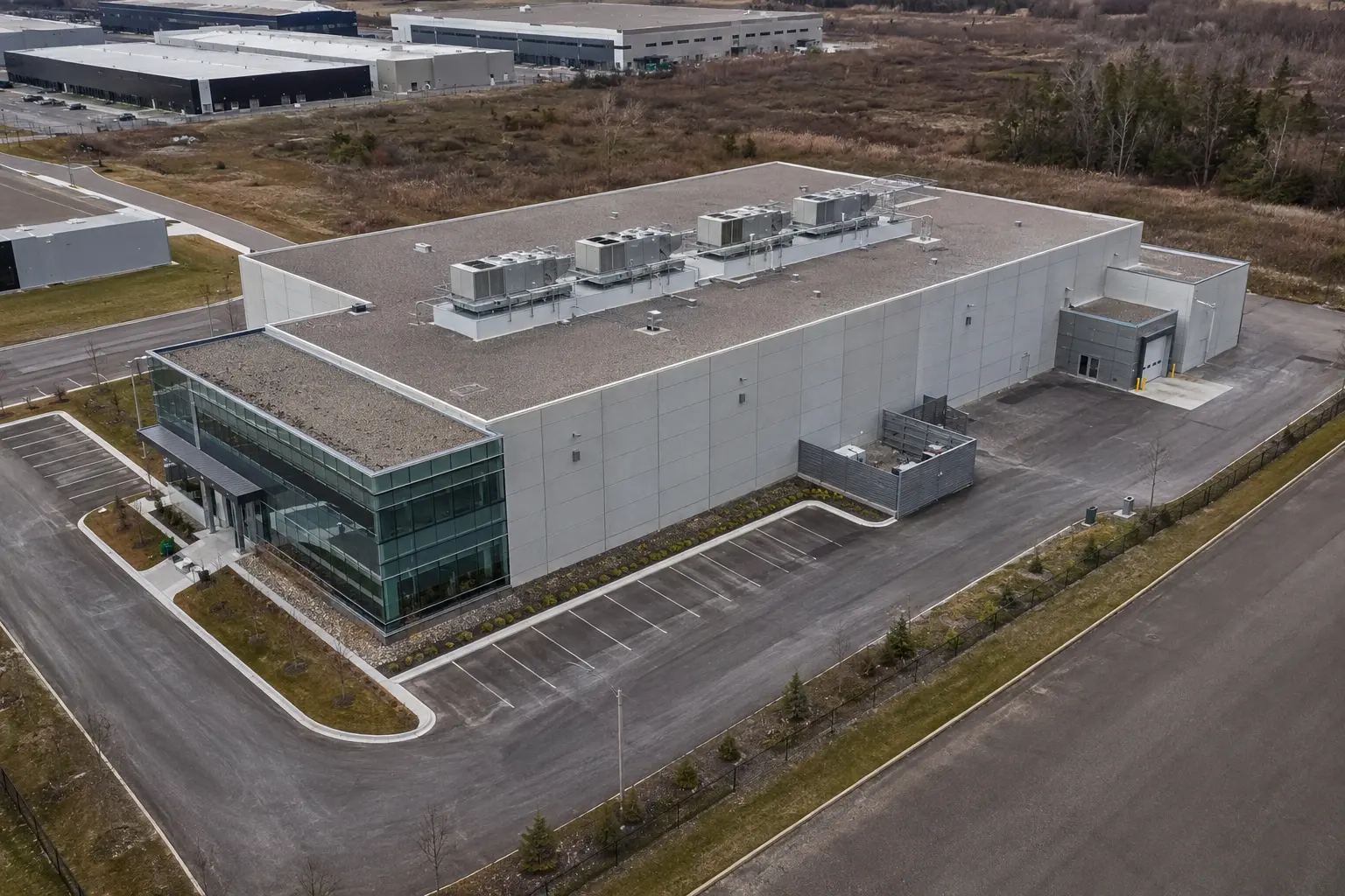 Medical Device Manufacturing Facility Construction in Maple, Ontario, completed by Ardenvale Construction