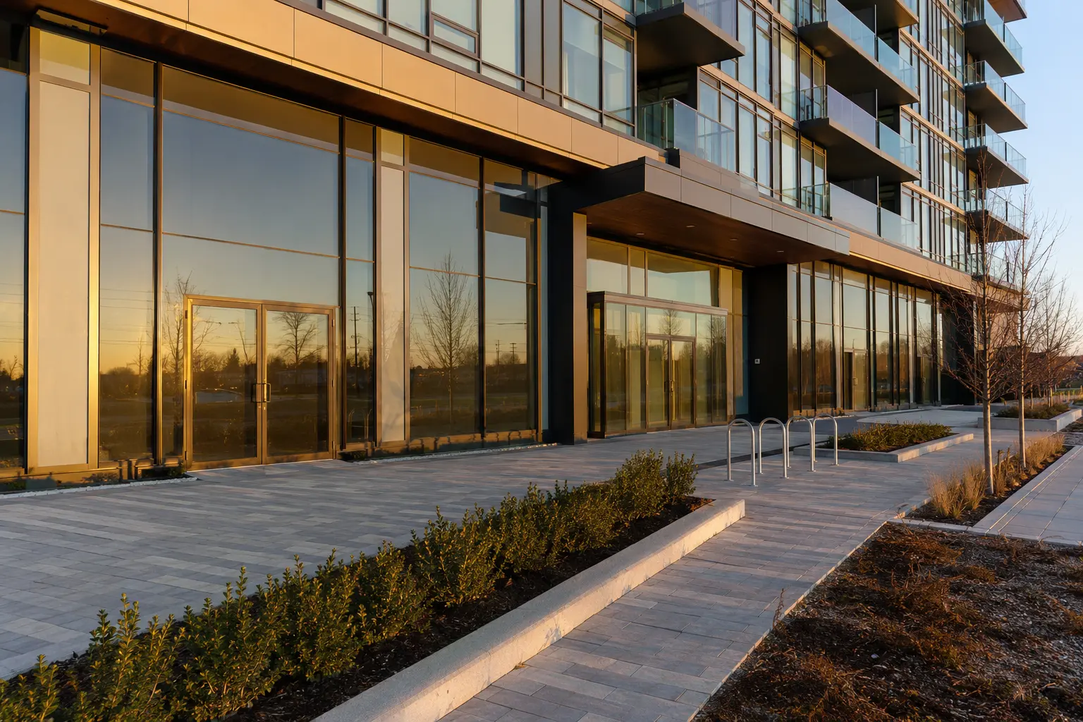 Mixed-Use Construction being built and completed on site by Ardenvale Construction