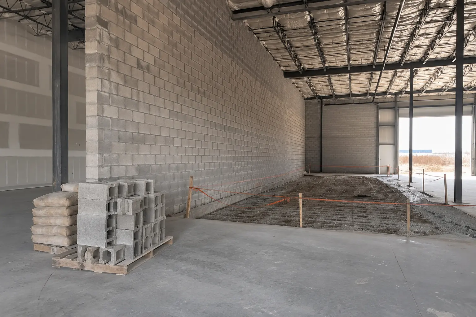 The Maple market for multi tenant industrial building construction by Ardenvale Construction