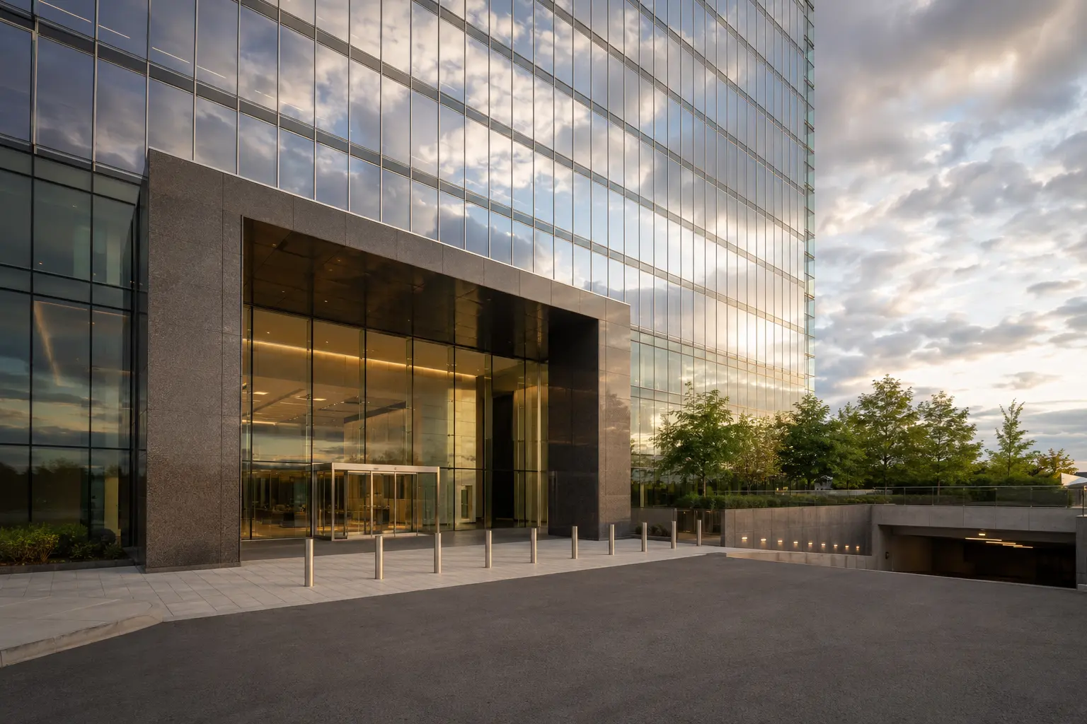 Completed Office Building Construction installation by Ardenvale Construction