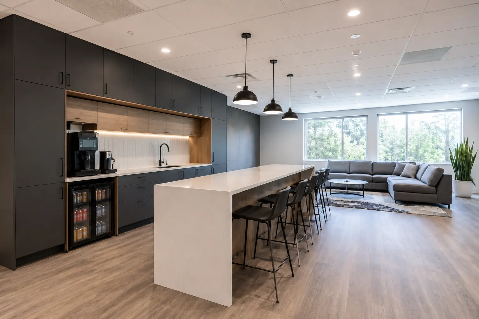 Completed Office Fit-Out installation by Ardenvale Construction