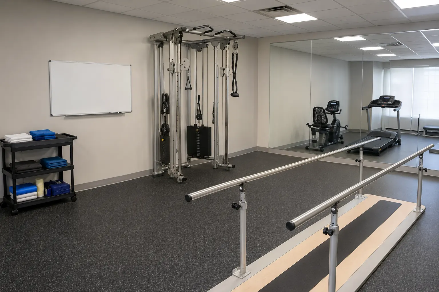 Physiotherapy Clinic Construction across Maple property by Ardenvale Construction