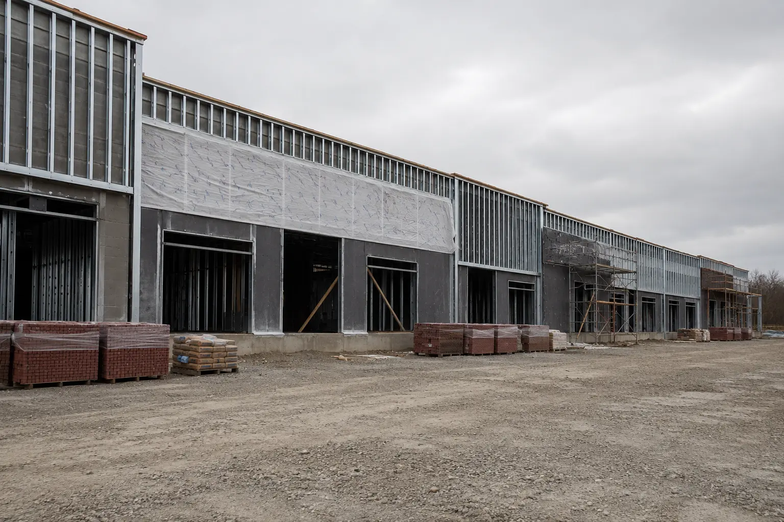 The Maple market for plaza and strip mall construction by Ardenvale Construction