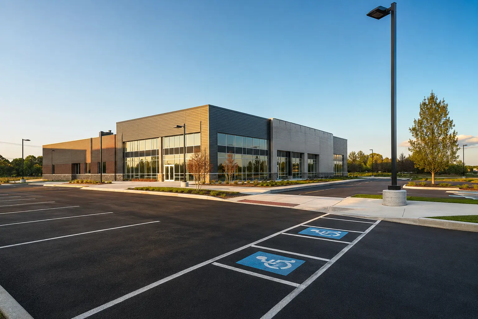 Plaza Repositioning being built and completed on site by Ardenvale Construction