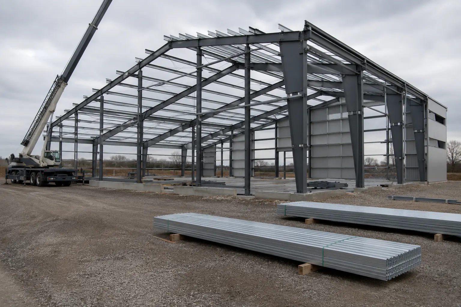 The Maple market for pre engineered metal buildings by Ardenvale Construction