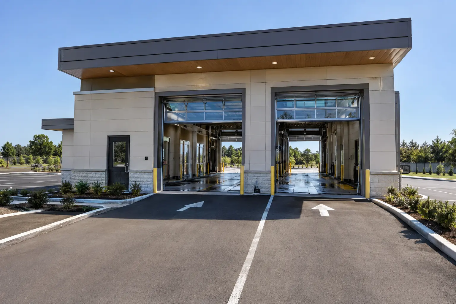 Completed Quick-Lube Construction installation by Ardenvale Construction
