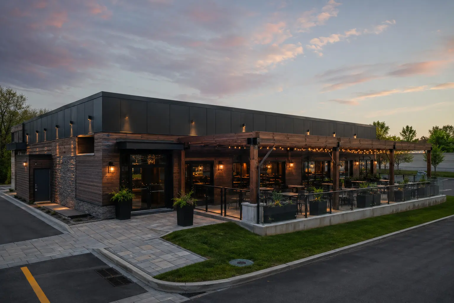 Restaurant Construction, completed by Ardenvale Construction