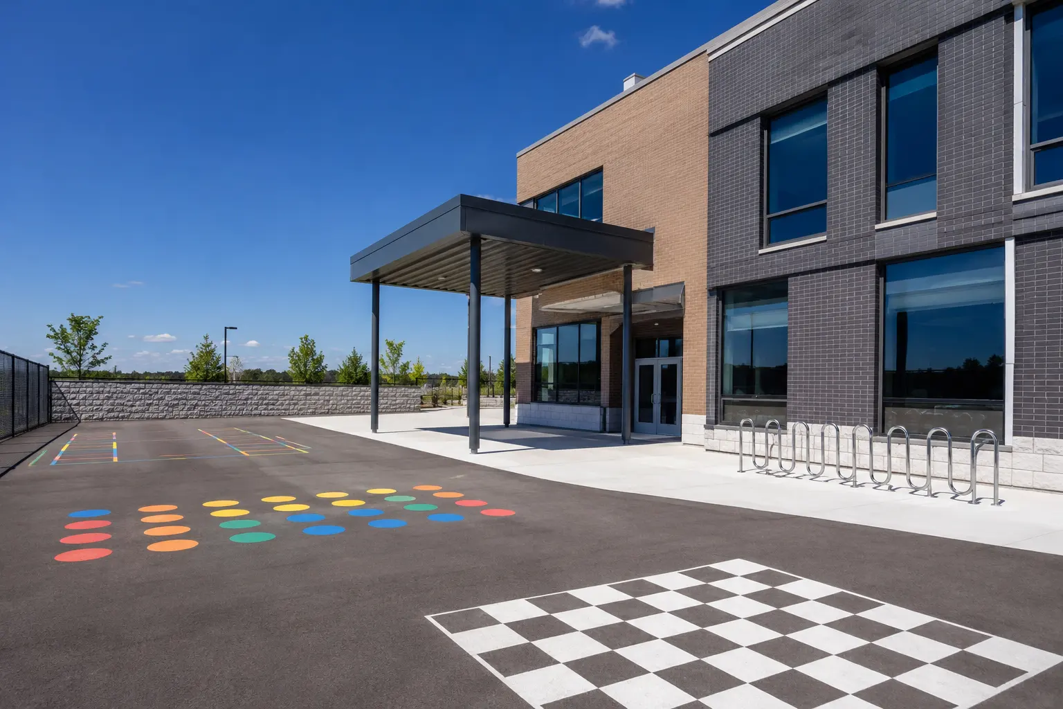 Completed School Construction installation by Ardenvale Construction