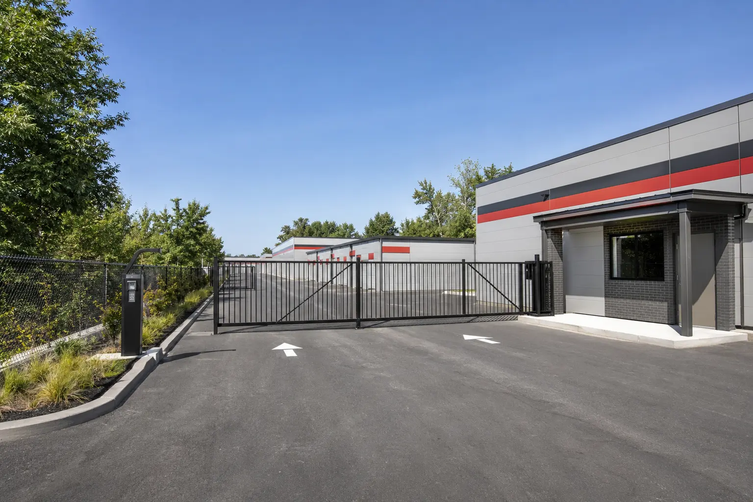 Completed Self-Storage Facility Construction installation by Ardenvale Construction