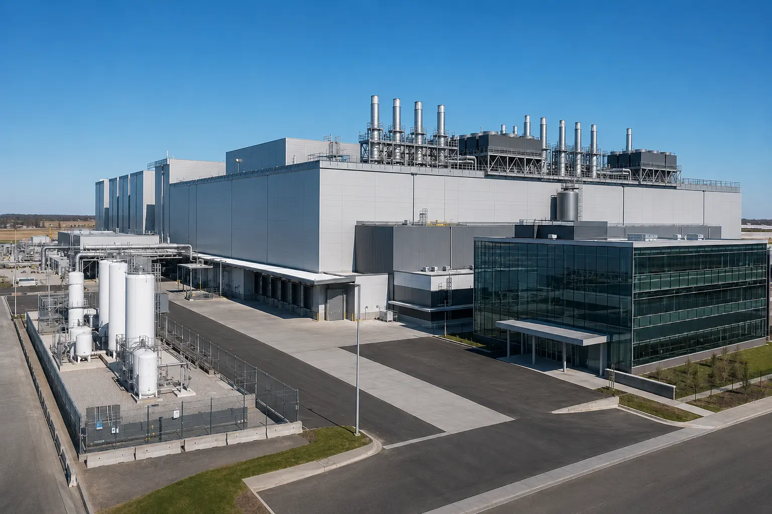 Semiconductor Facility Construction, completed by Ardenvale Construction