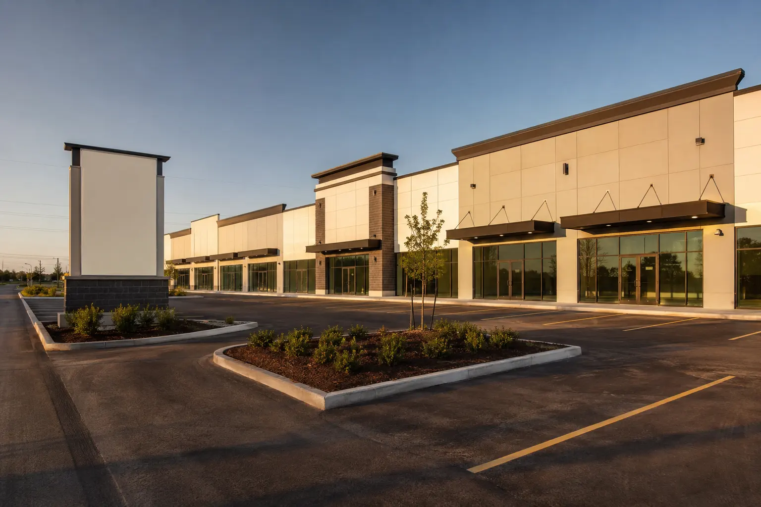 Where shopping centre construction is needed in Maple by Ardenvale Construction