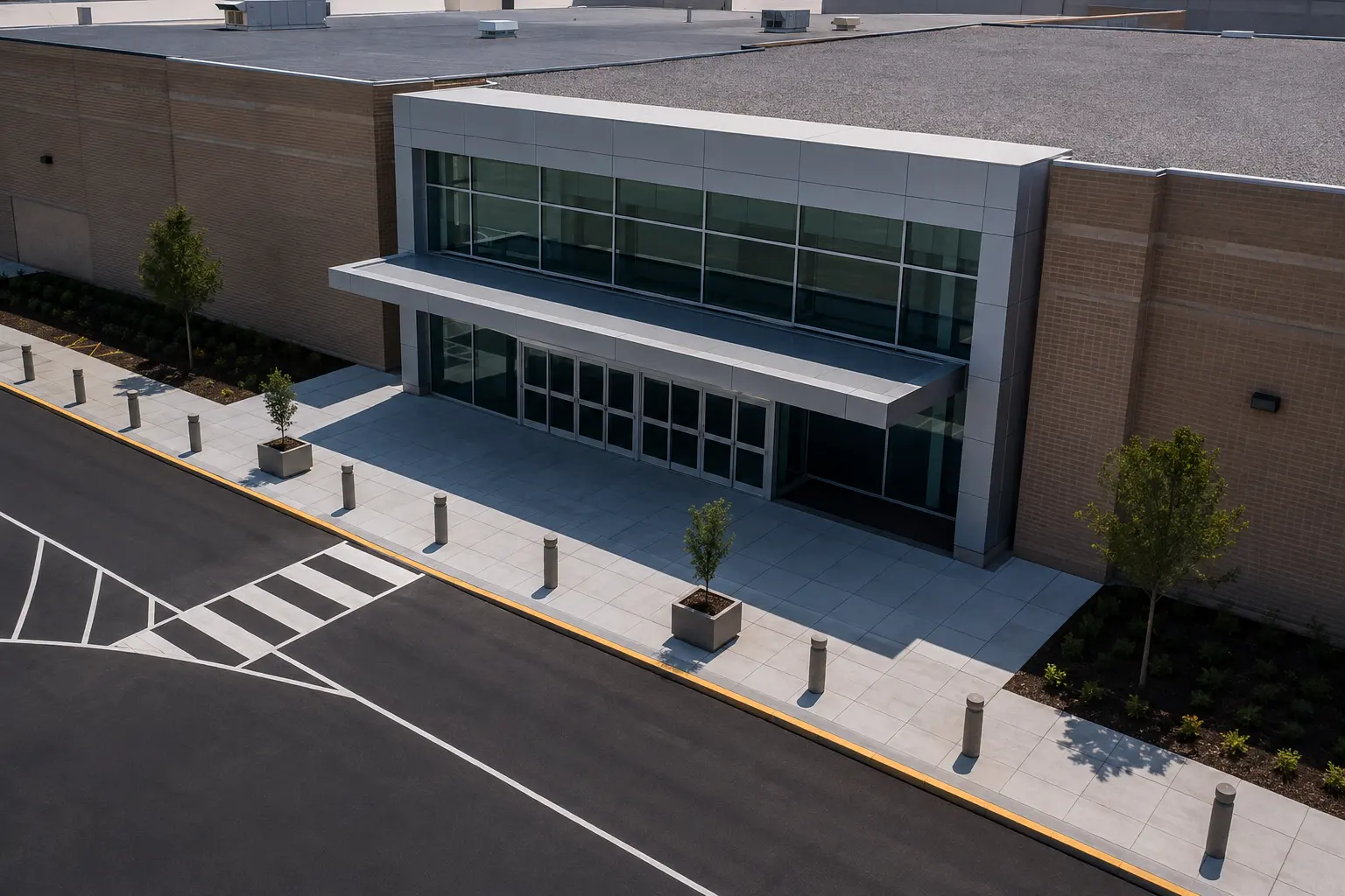 Shopping Mall Renovation in Maple, Ontario, completed by Ardenvale Construction