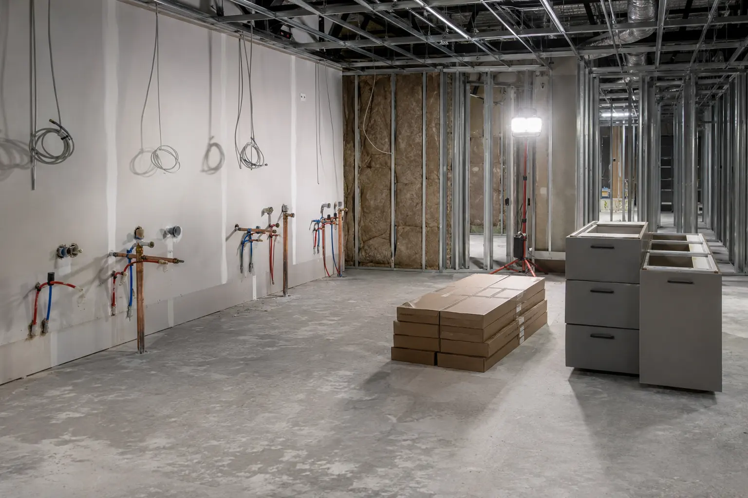 The Maple market for spa and salon buildout by Ardenvale Construction